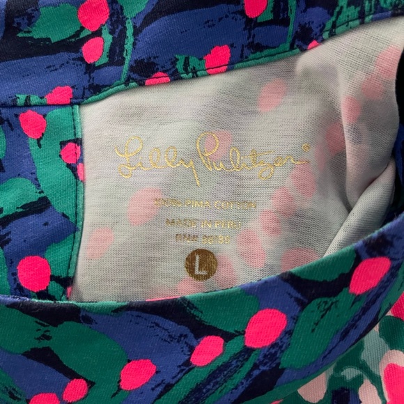 Lilly Pulitzer Bay Dress Size Large - Picture 3 of 3